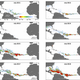 Historical data of the seaweed bloom from 2011 to 2018.
